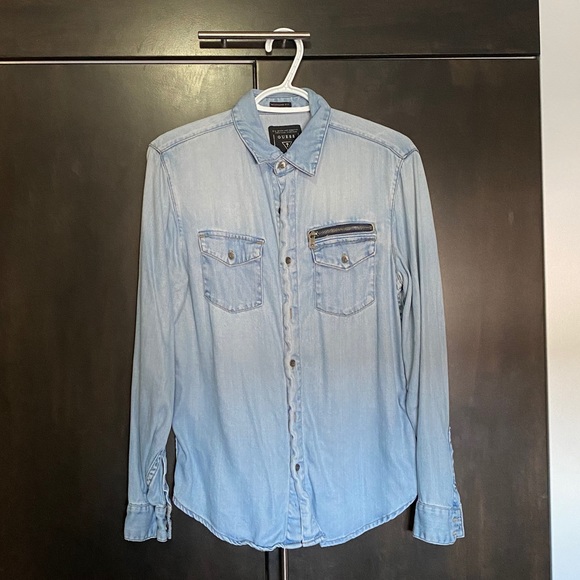 Guess Denim Button Down - Picture 2 of 5